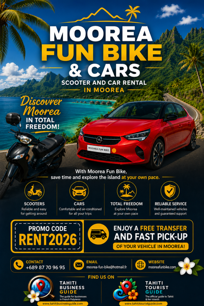 Moorea Fun Bike – Car and Scooter Rental in Moorea